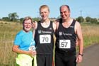 The Currie famil after the 5k Run Northumberland Matfen. Photo: David T. Hewitson/Sports for All Pics